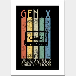 Generation X stripes Posters and Art